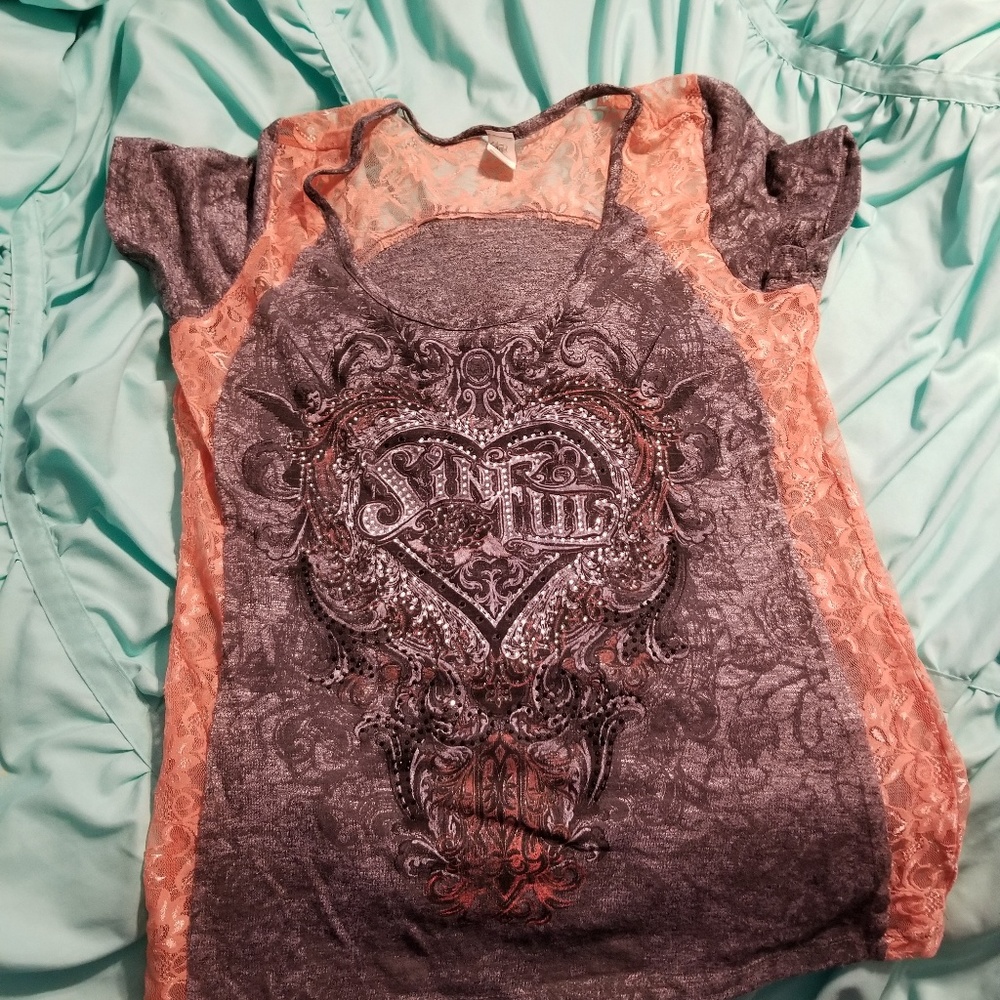 Sinful Lace Tee